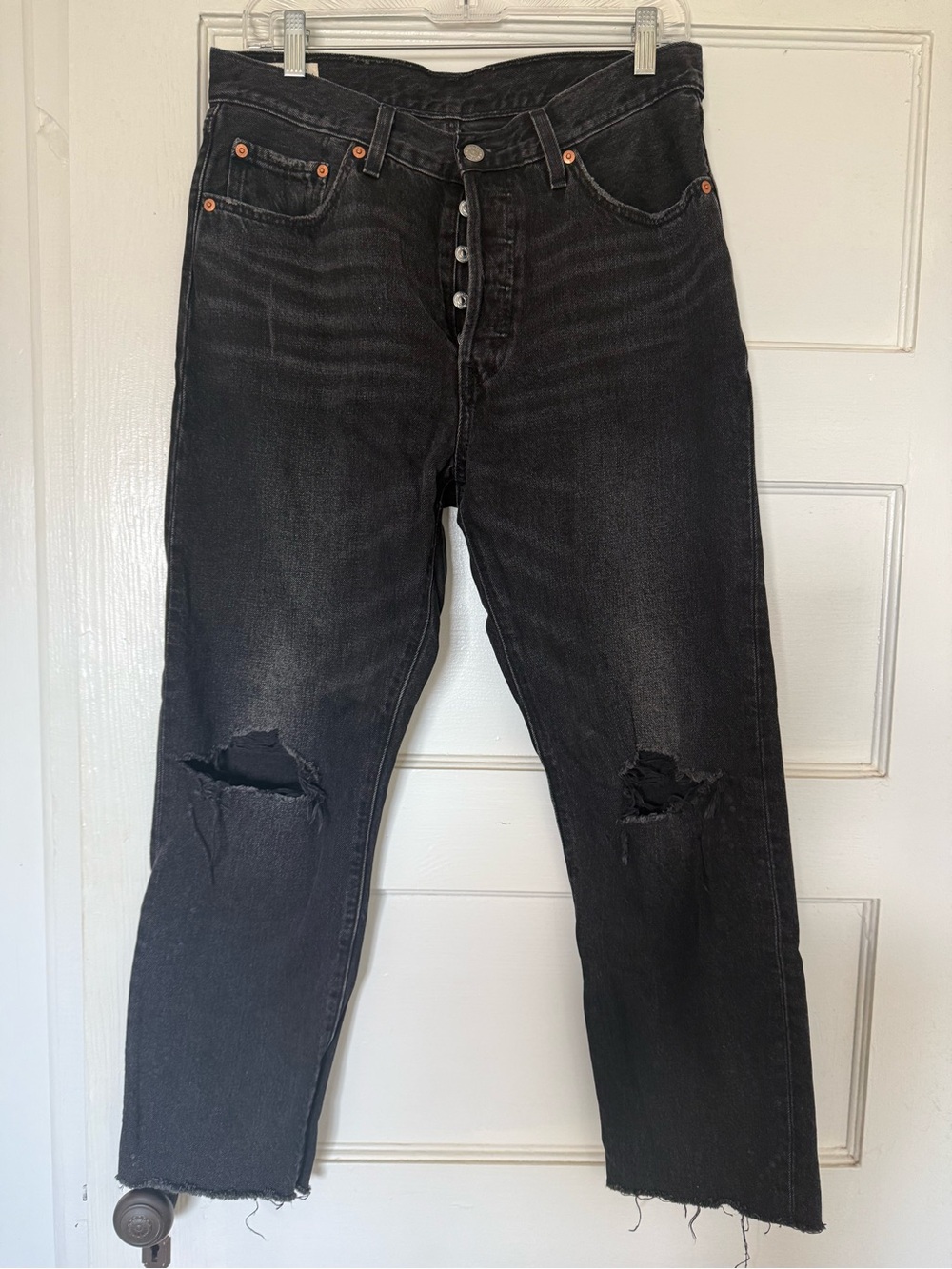 Levi’s 100% Cotton 501 Crop Jeans